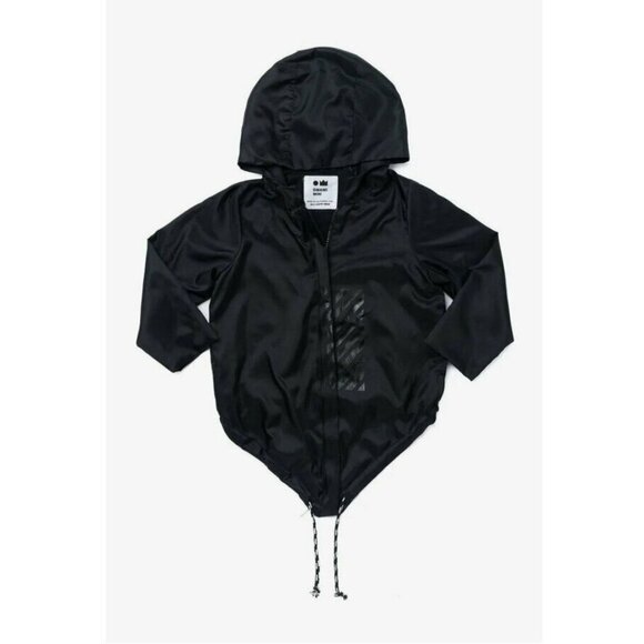 Omamimini Black Rain Jacket 5 NWT - Picture 1 of 5